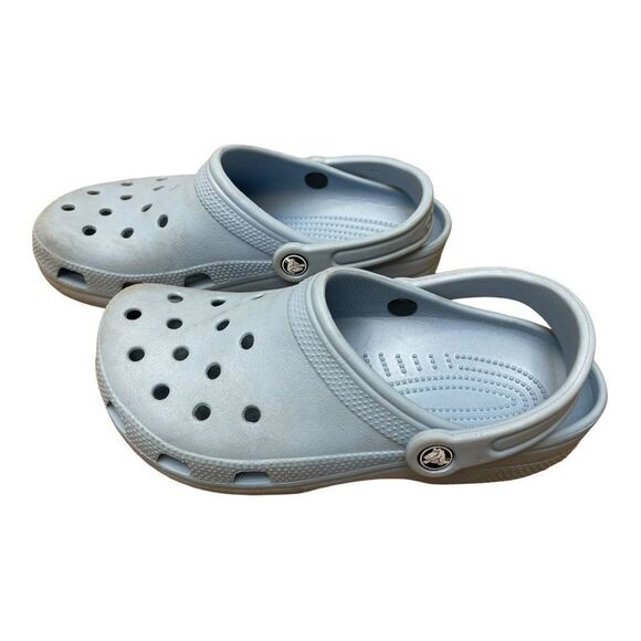 CROCS Unisex Classic Clog - Chambray Blue Size 8 Slip On Casual Comfy - Picture 2 of 5